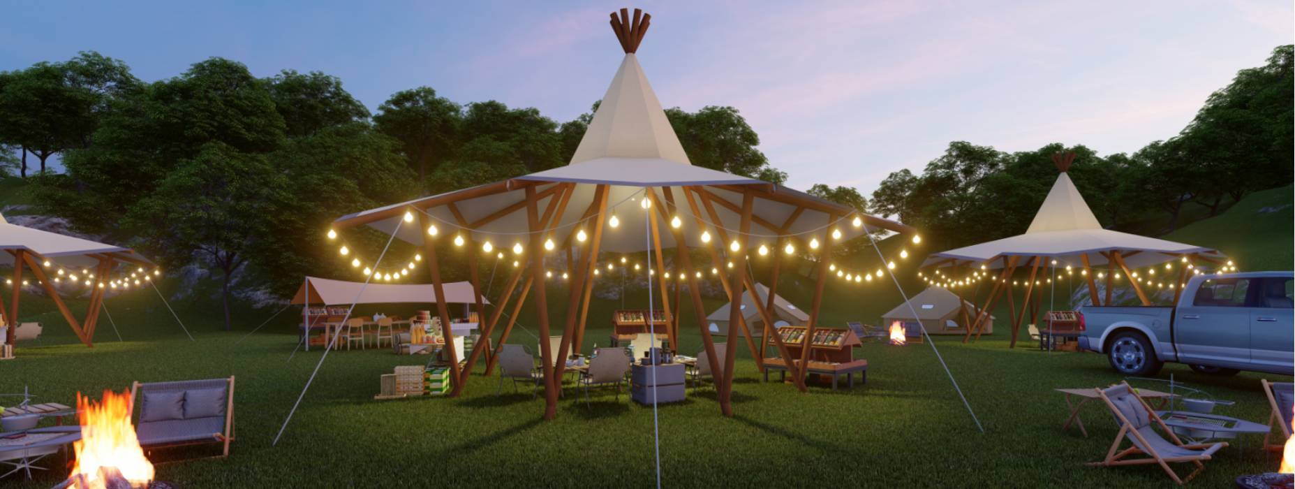 通许县露营帐篷酒店厂家